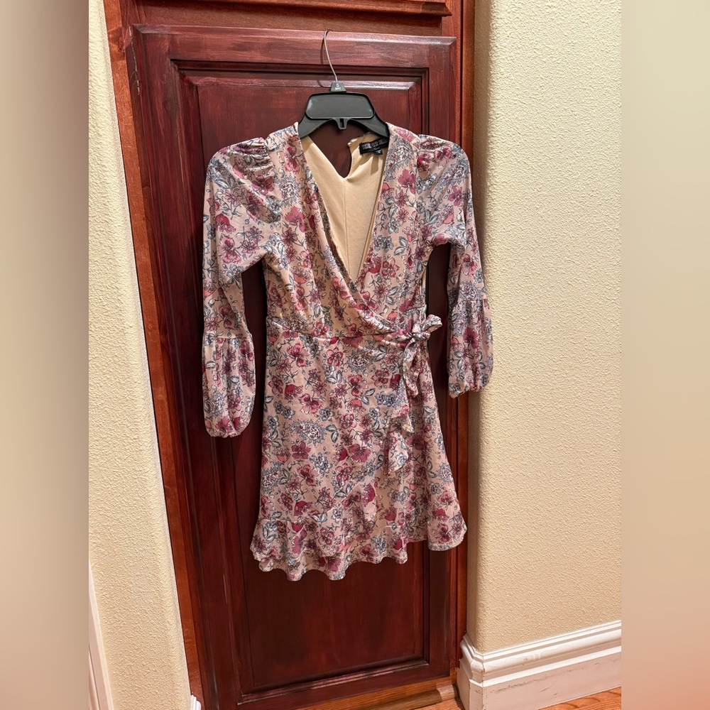 Floral Long Sleeve Dress